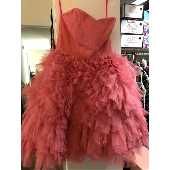 open lace back dress Cloveray 18-Inch Dark-Skin Reborn Vinyl Doll in Pink Dress main image 1